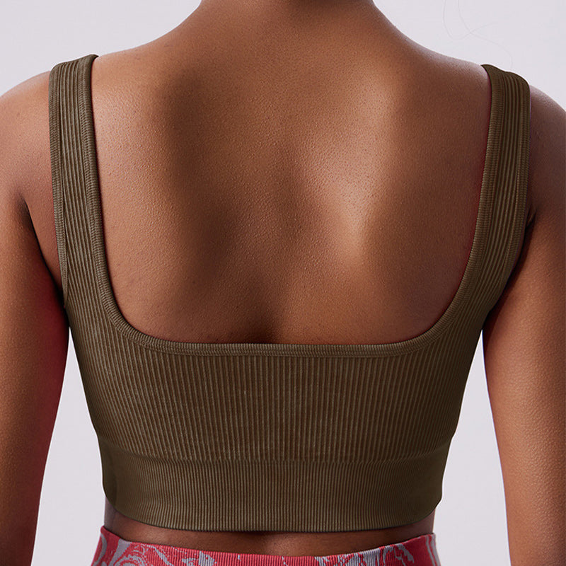 Square Neck Cropped Tank Top