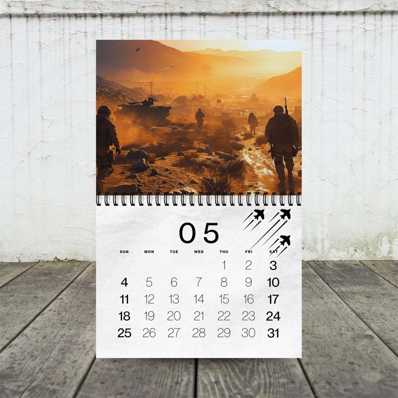 2025 Military Themed Calendar