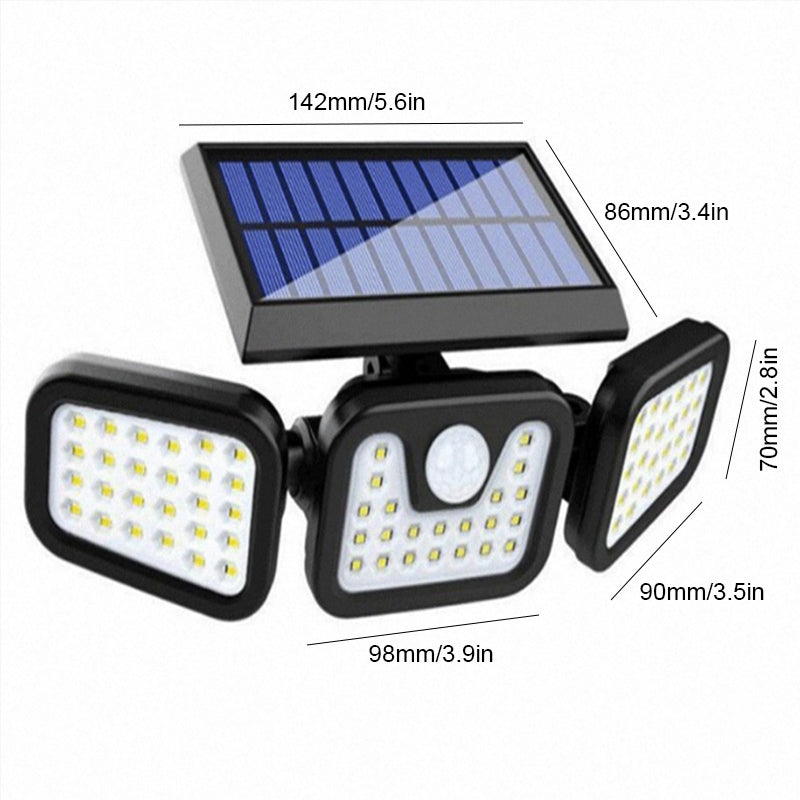 LED Solar Motion Sensor Light