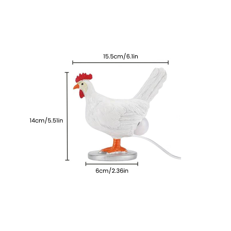 Creative Chicken Resin Table Lamp