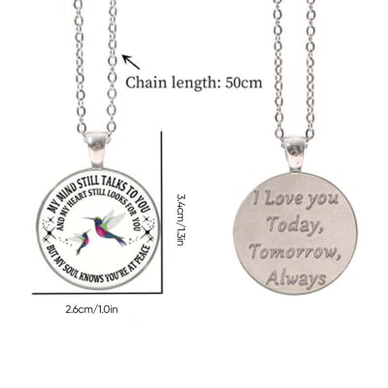 Hummingbird Memorial Necklace