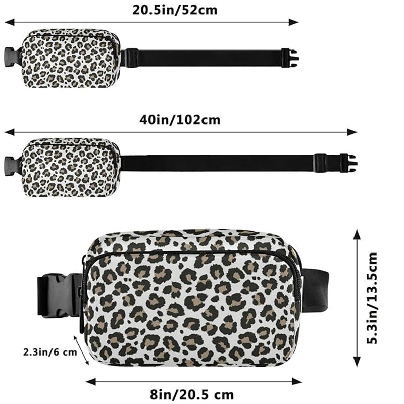 Outdoor Nylon Waterproof Waist Bag Crossbody