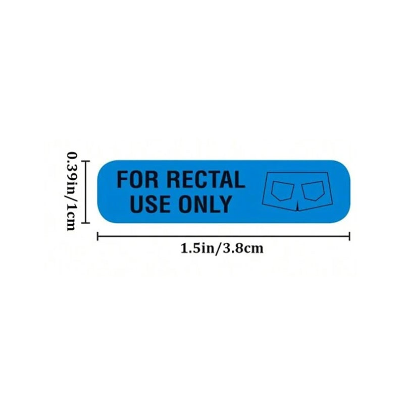 Rectal Label Prank Stickers