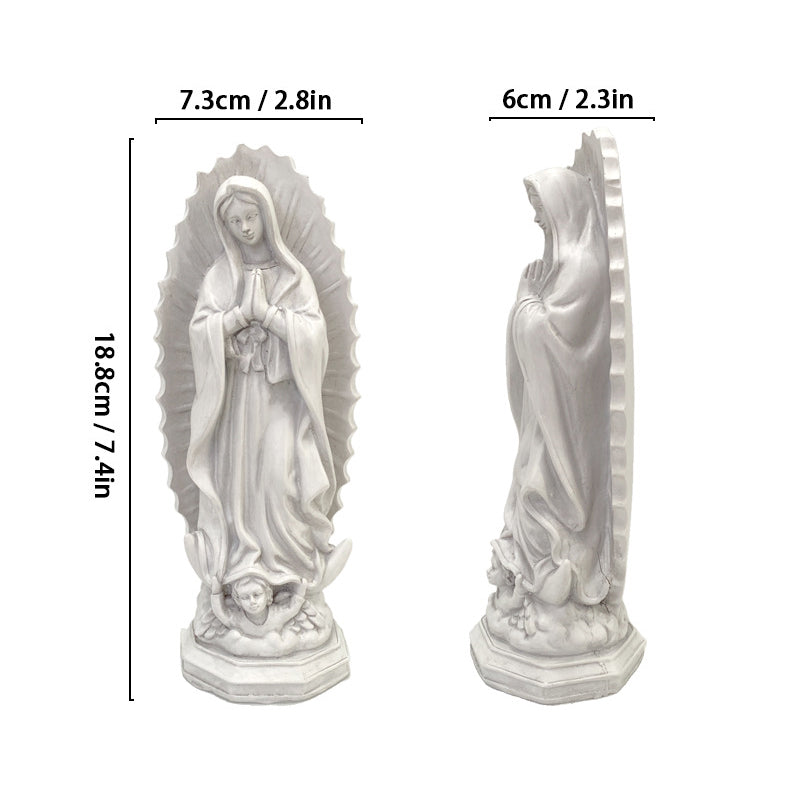 Virgen Mary Statue Decor