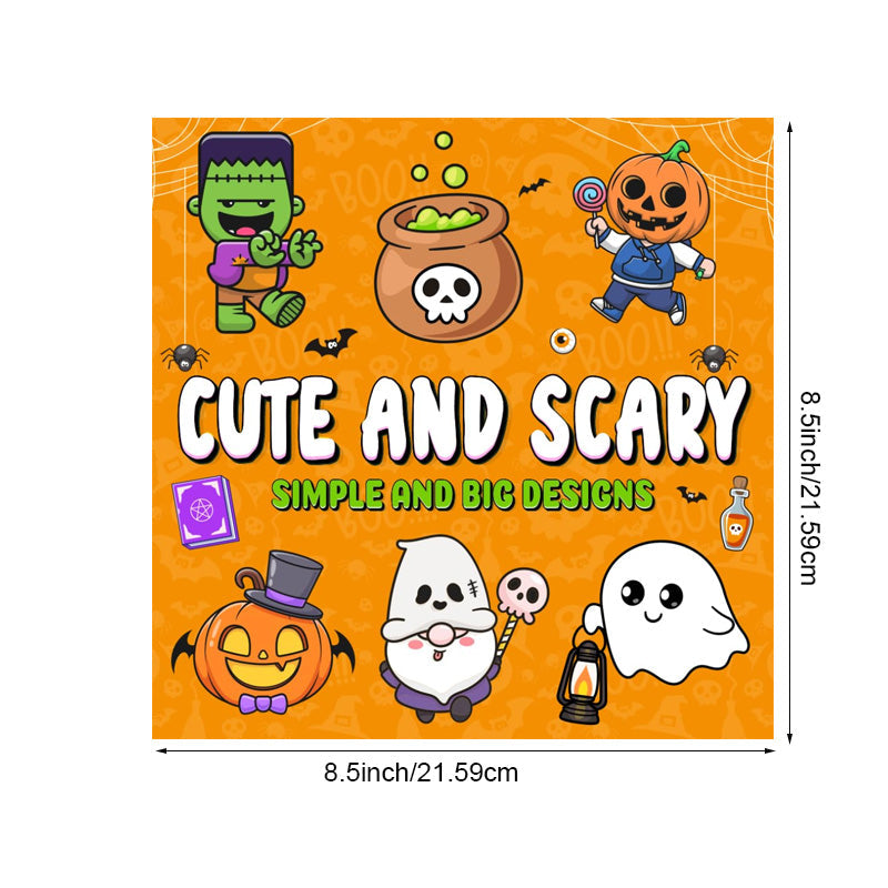 Easy Halloween Coloring Book