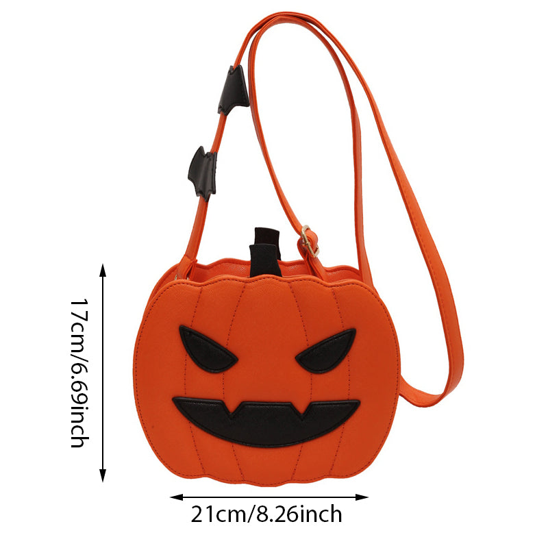 Halloween Creative Cartoon Pumpkin Crossbody Bag