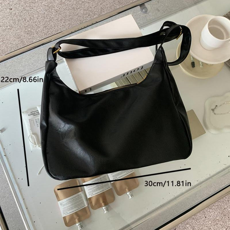 Women's Solid Color Crossbody Bag