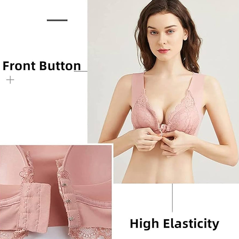 Front-Closure Lace Bra