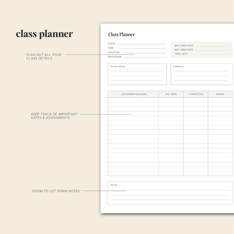 2025 College Planner