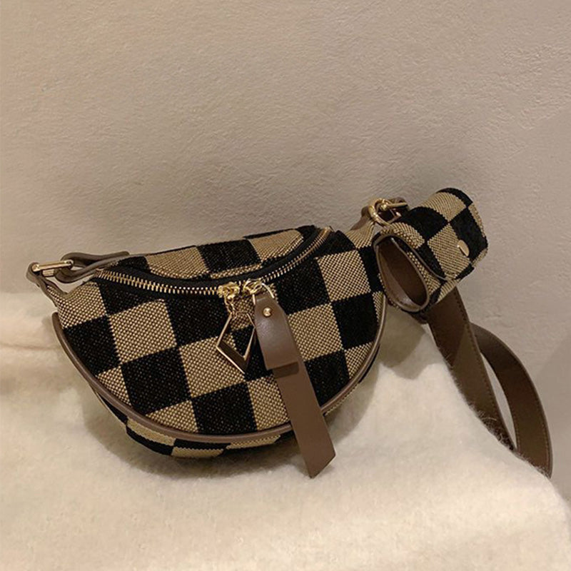 Checkered Waist Bag