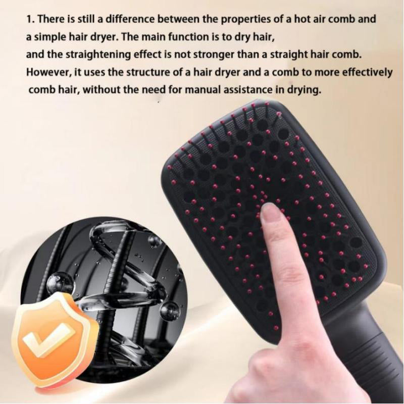 Multifunctional Hair Dryer With Comfort Comb Design