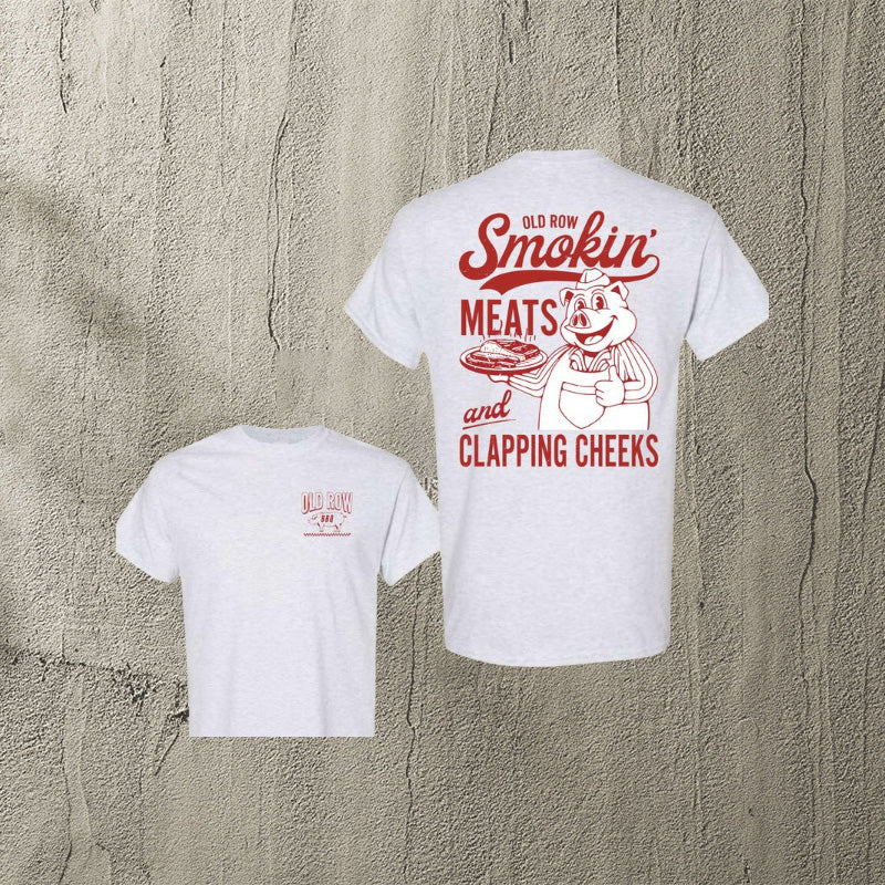 Old Row The Smokin' Meats Graphic 2 Sides T-shirt