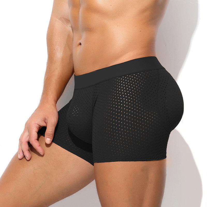 Men's Breathable Shapewear Briefs with Removable Padding