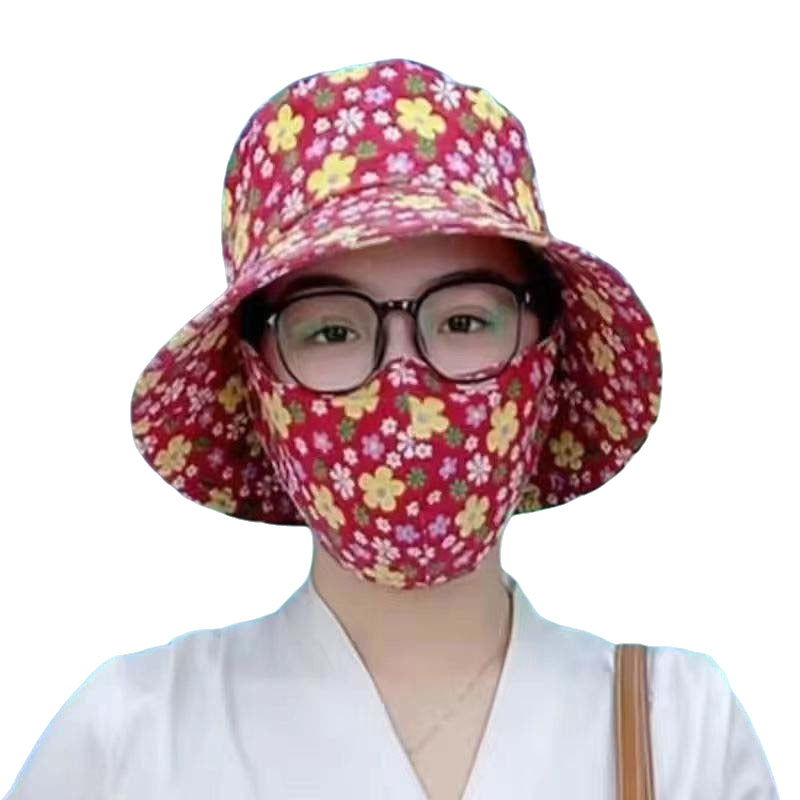 Sun Protection Mask Hat