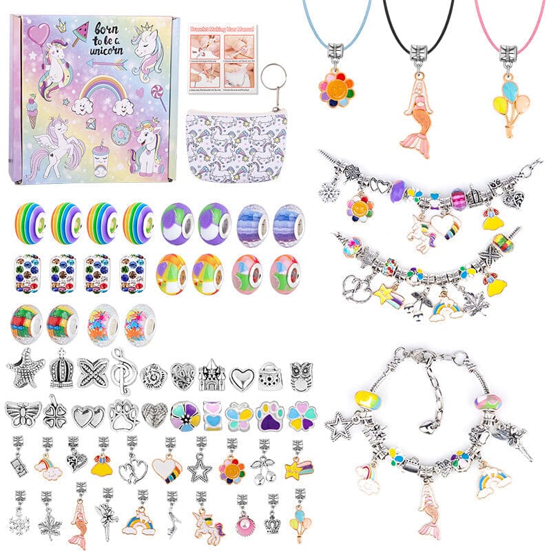 Upgraded DIY Girls Charm Bracelet Making Kit