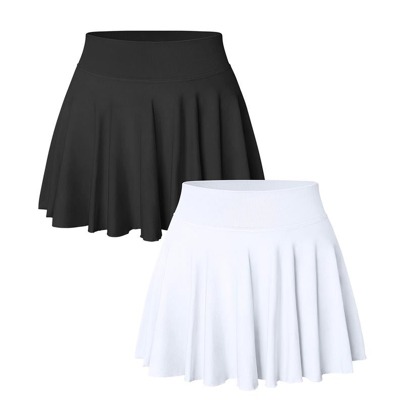 2 in 1 Flowy Cheeky Short Skirts