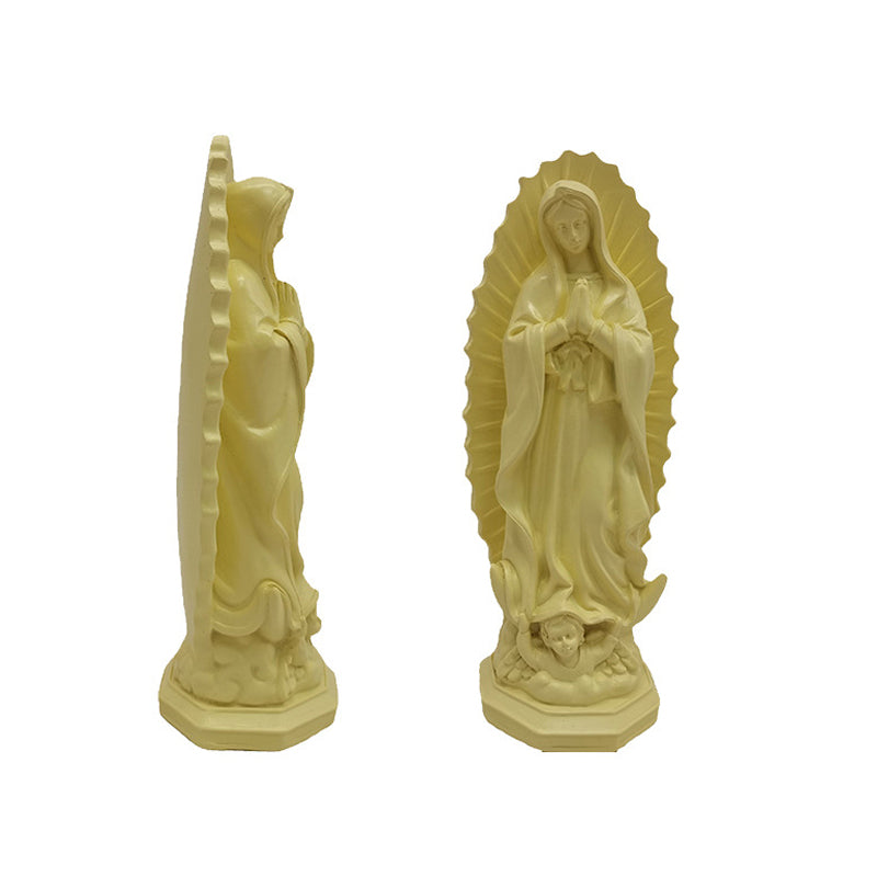 Virgen Mary Statue Decor