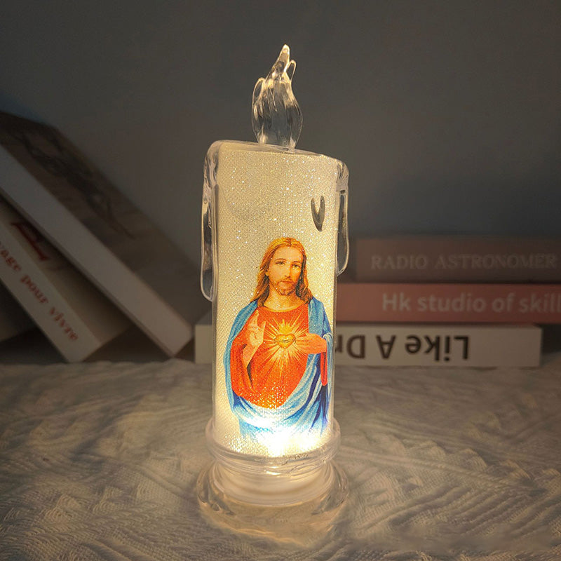 LED prayer flameless candles