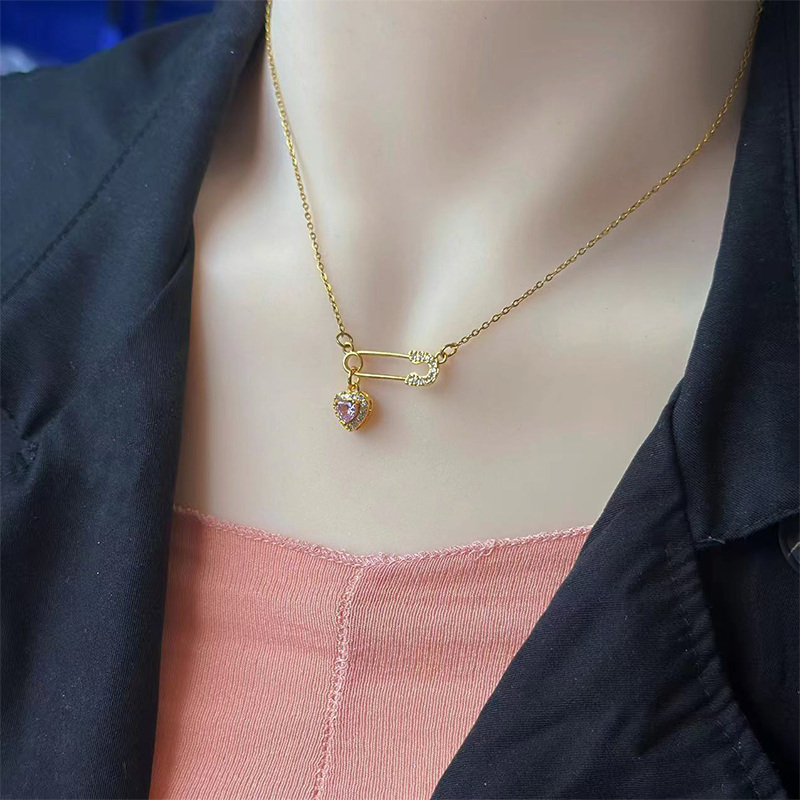 Elegant Paperclip Necklace