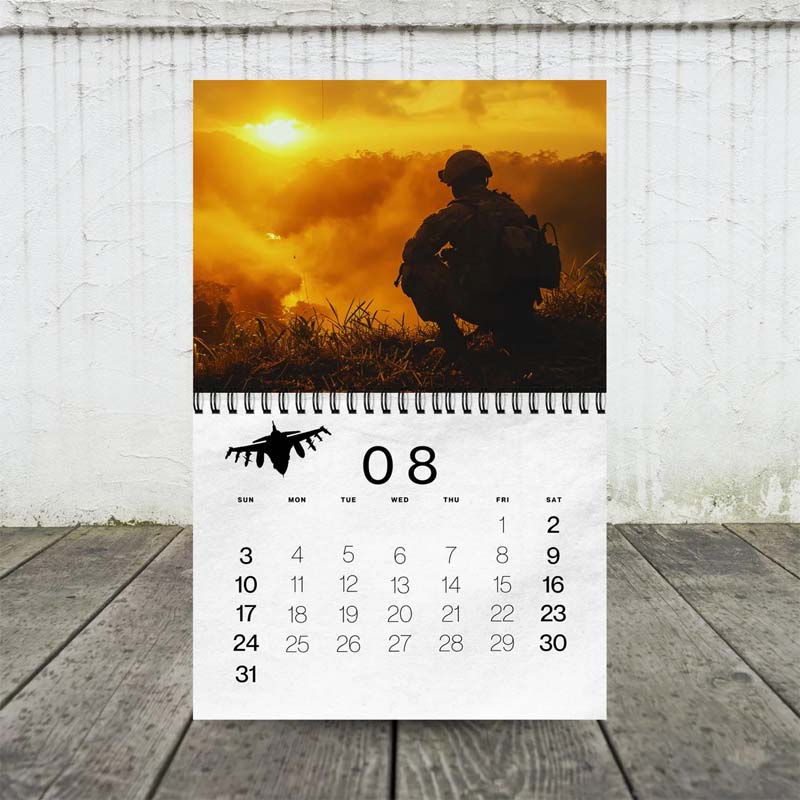 2025 Military Themed Calendar