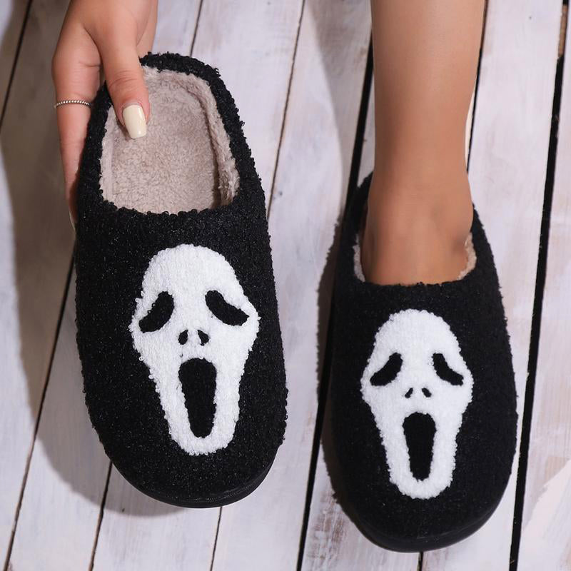 Soft Plush Comfy Halloween Slippers