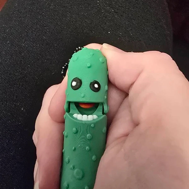 3D Printed Tickle Pickle Keychains