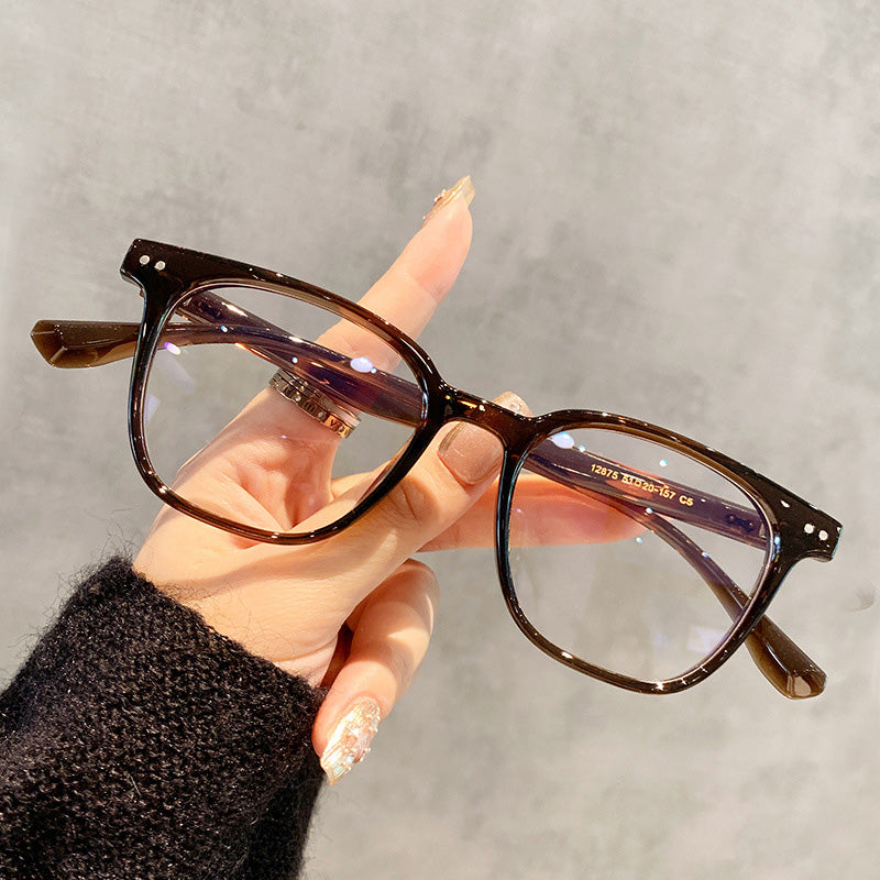 Anti-Blue Light Square Frame Eyeglasses