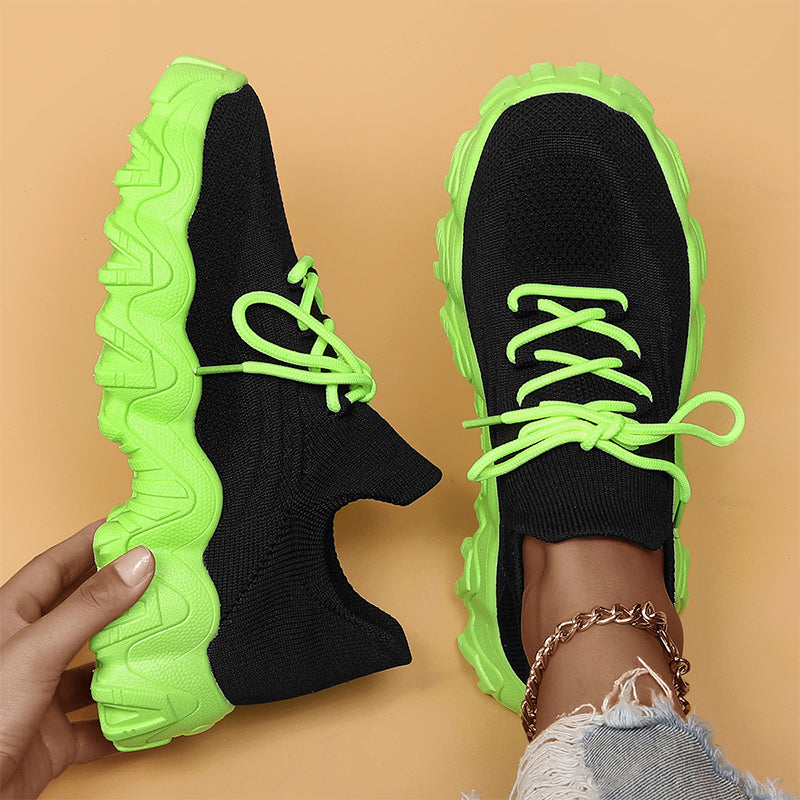 2024 Summer Lace-up Low Top Slip on Women Sneakers