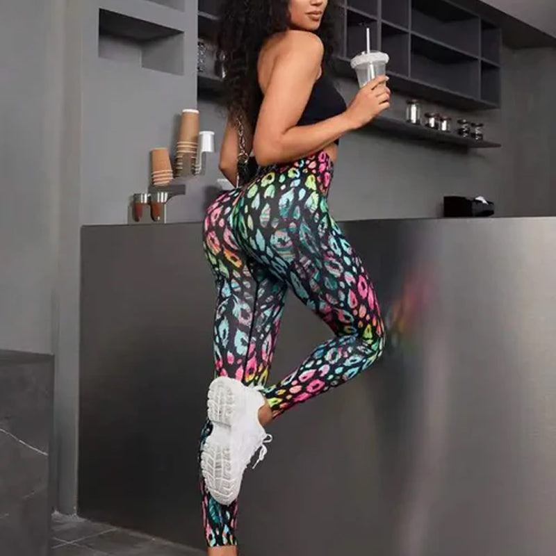 Colorful High Waist Yoga Pants