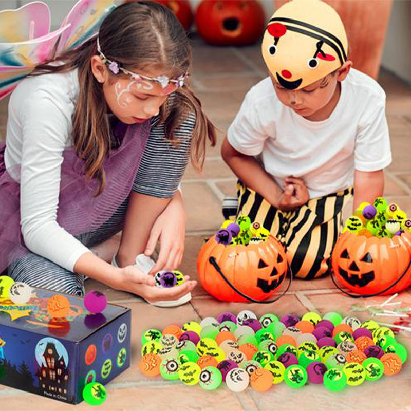 Glow-in-the-Dark Halloween Bouncy Balls