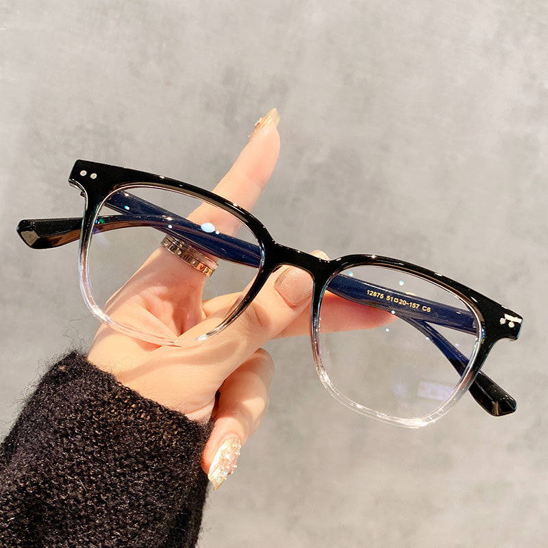 Anti-Blue Light Square Frame Eyeglasses