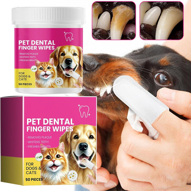 Pet Care Finger Wipes