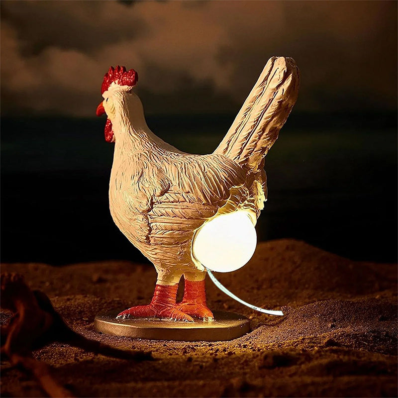 Creative Chicken Resin Table Lamp