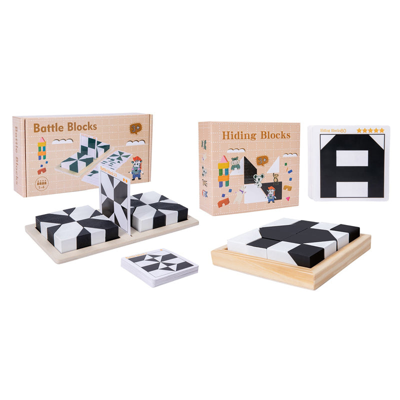 Wooden Hidden Block Puzzle