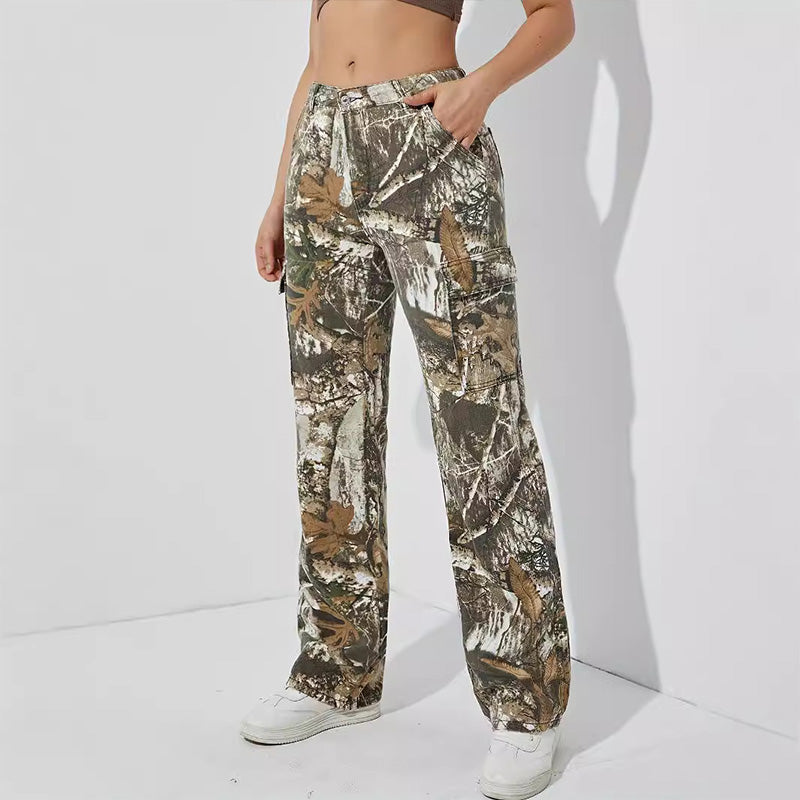 Women's Camouflage Overalls with Pockets