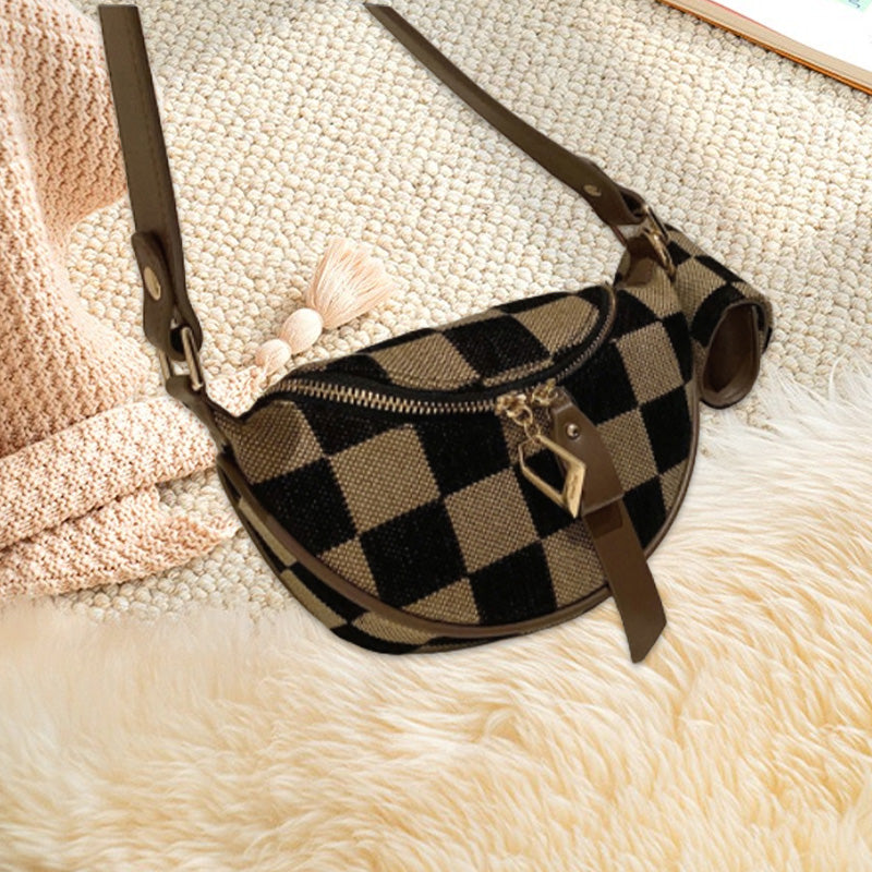 Checkered Waist Bag