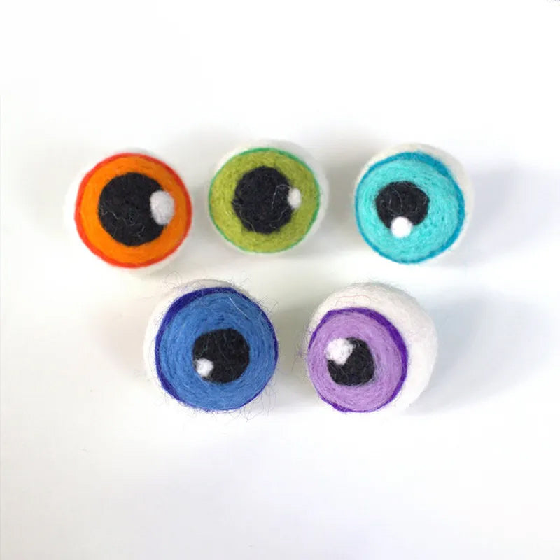 Halloween Felt Monster Eyeballs