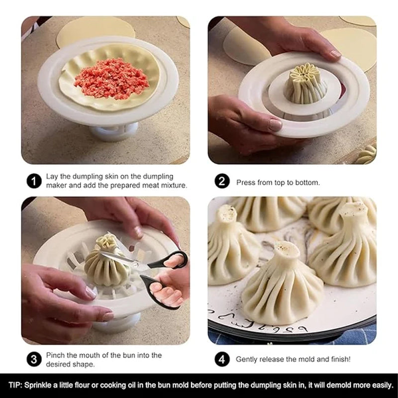 Flower Shaped Bun & Dumpling Machine