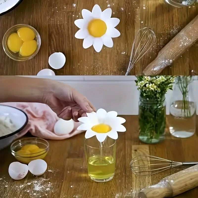 Flower Design Egg Separator