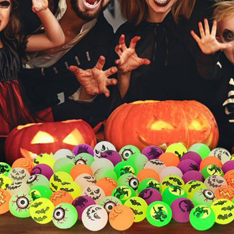 Glow-in-the-Dark Halloween Bouncy Balls