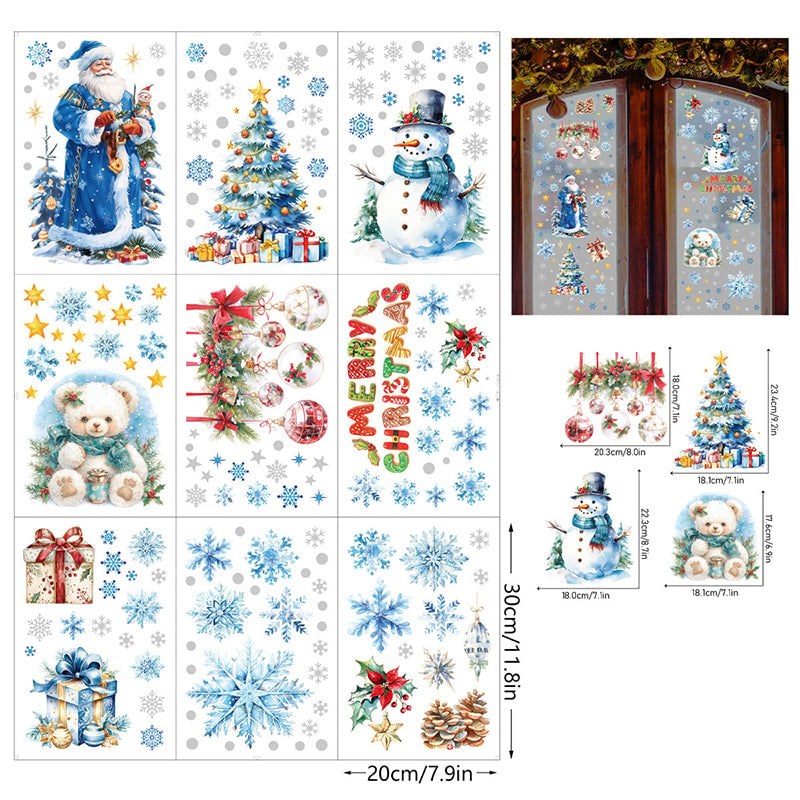 Christmas Window Cling Set