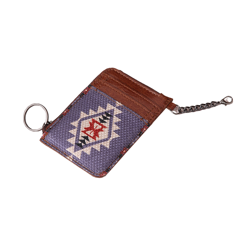 Southwestern Art Print Mini Zip Card Case