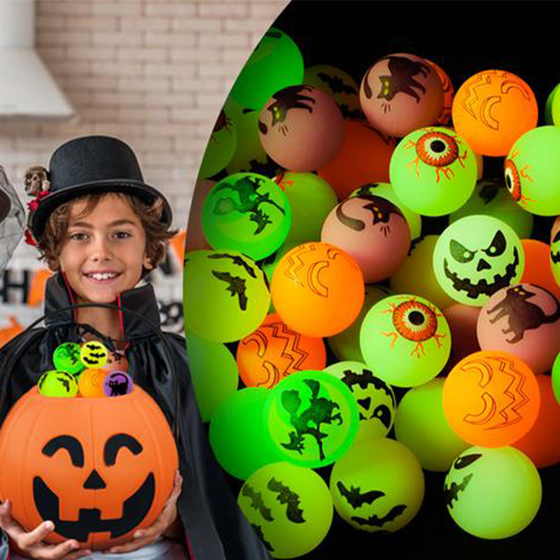 Glow-in-the-Dark Halloween Bouncy Balls