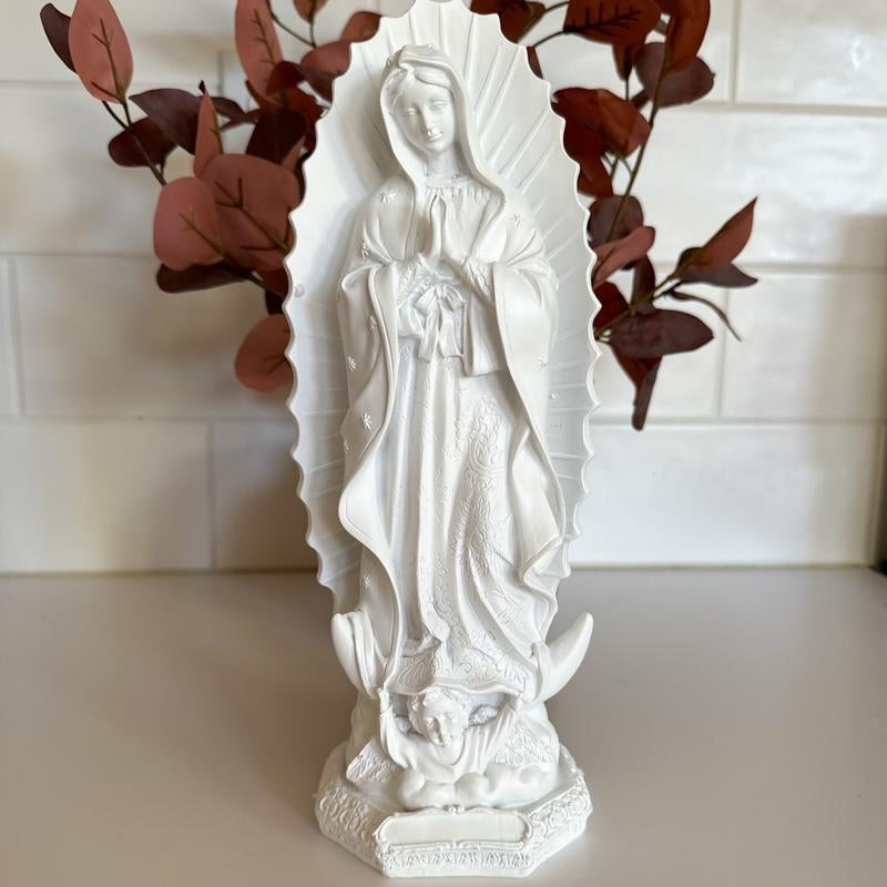 Virgen Mary Statue Decor