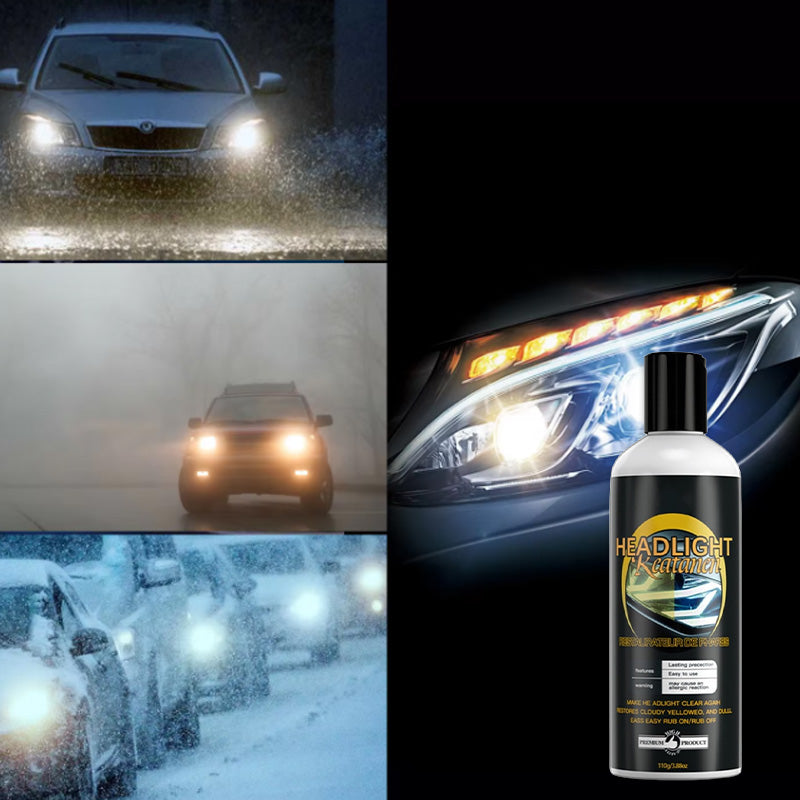 Car headlight brightener