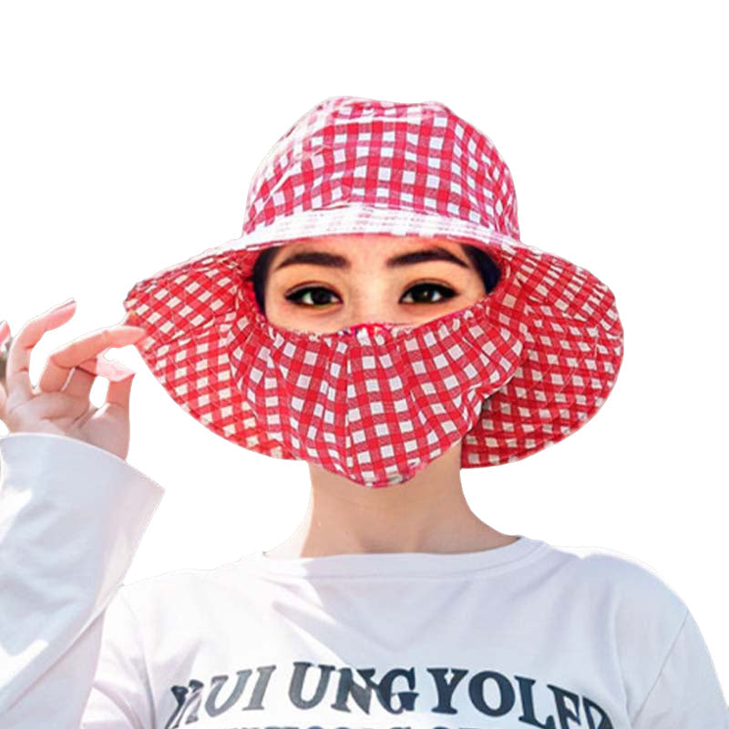 Sun Protection Mask Hat