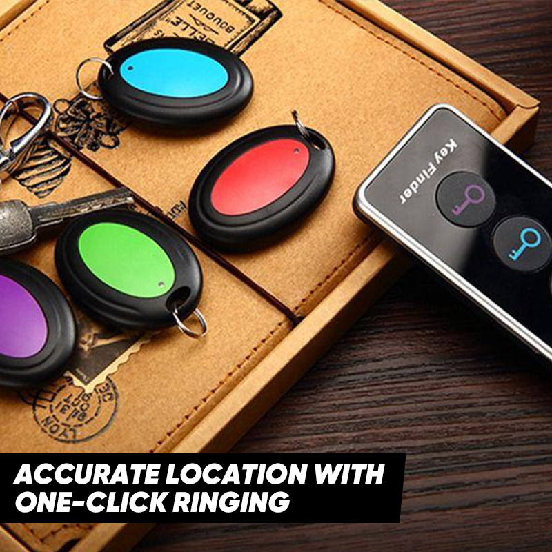 Wireless RFID Locator Key Finder With 4 Receiver & LED Flashlight Function