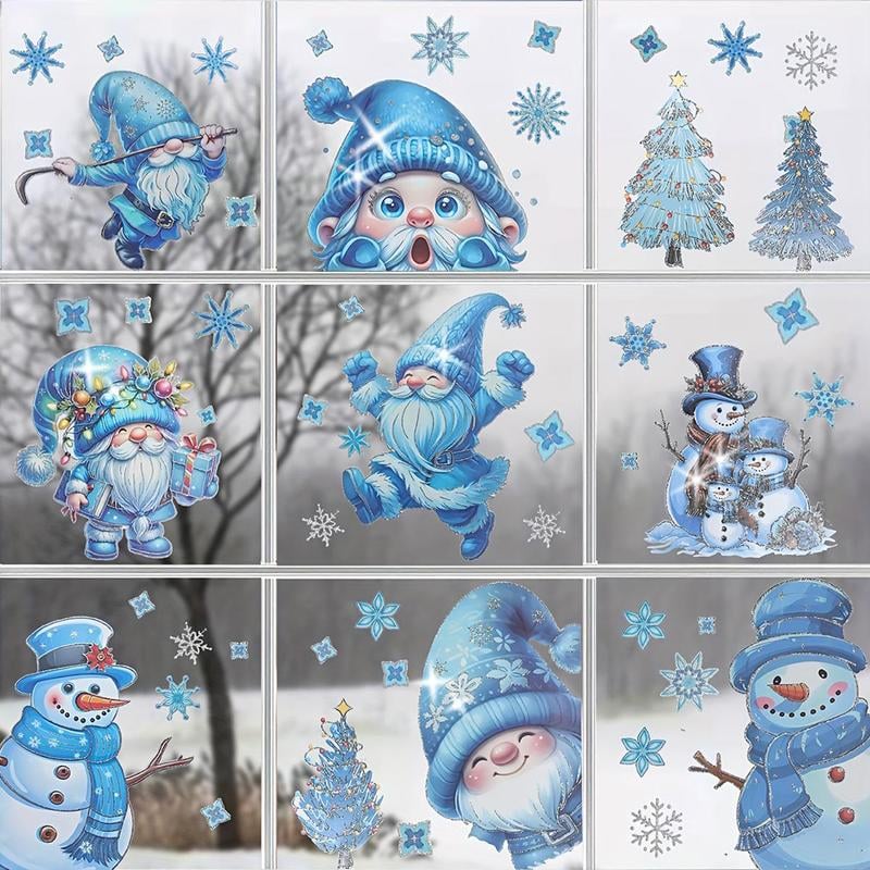 Christmas Window Cling Set