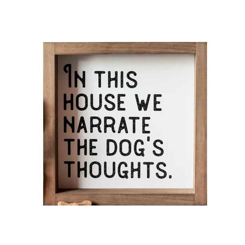 Pet Slogan Home Decorations