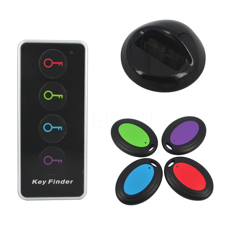 Wireless RFID Locator Key Finder With 4 Receiver & LED Flashlight Function